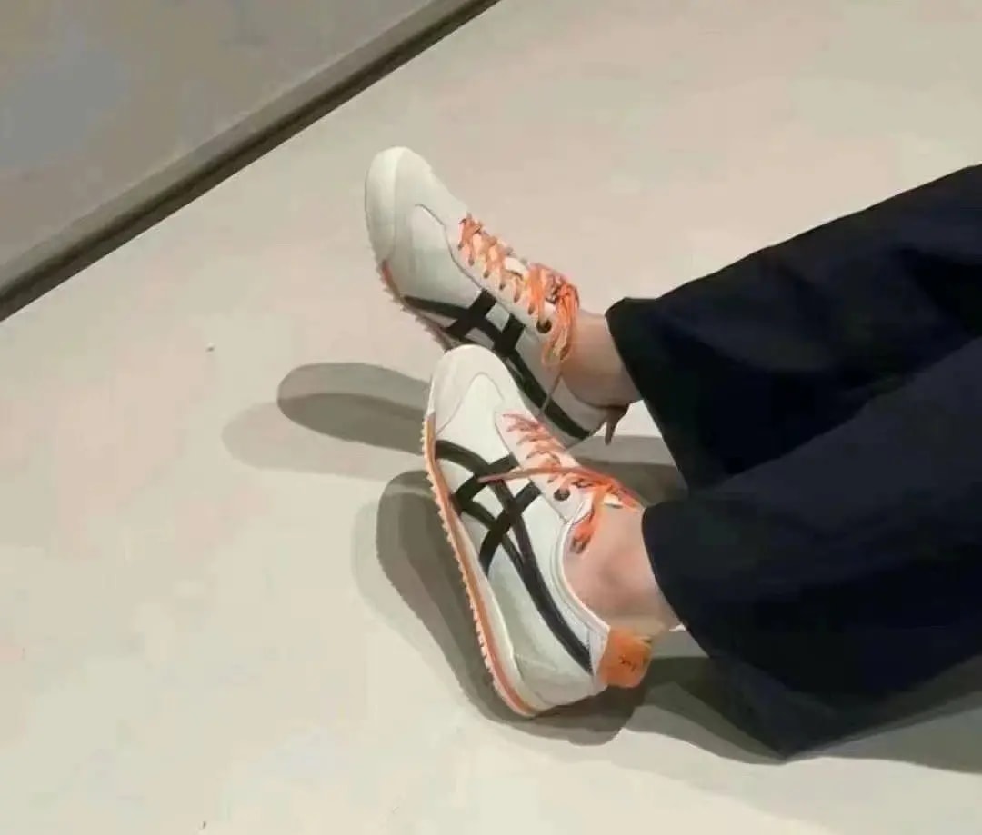 Giày Onitsuka Tiger Mexico 66 SD 'Cream Black Orange' 1183B301-100 — ảnh 2