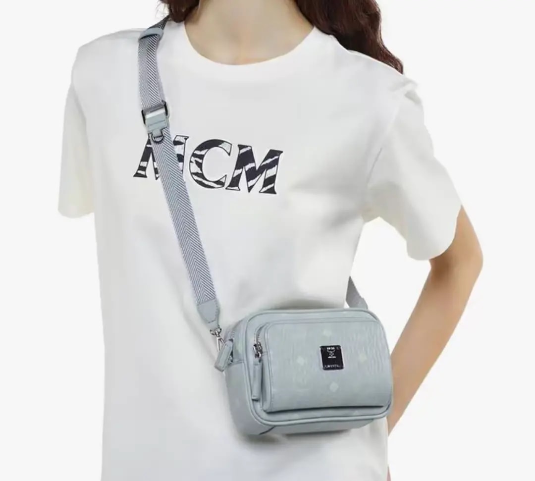 Túi MCM Visetos Aren Mini 'Light Blue' MMRAAKC03FP001 — ảnh 2