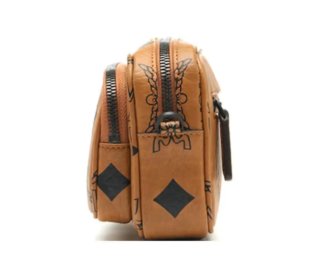 Túi MCM Mini Aren Wristlet in Maxi 'Cognac' MMRDATA02CO001 — ảnh 3