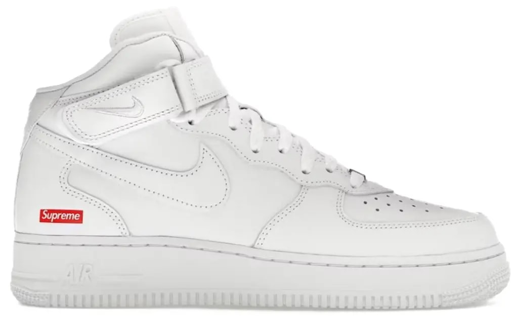 Giày Nike Air Force 1 Mid x Supreme 'White' FZ8784-100 — kich-thuoc: 41