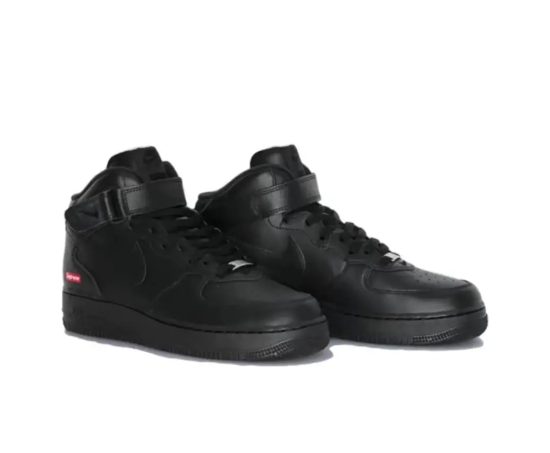Giày Nike Air Force 1 Mid x Supreme 'Black' FZ8784-001 — ảnh 3