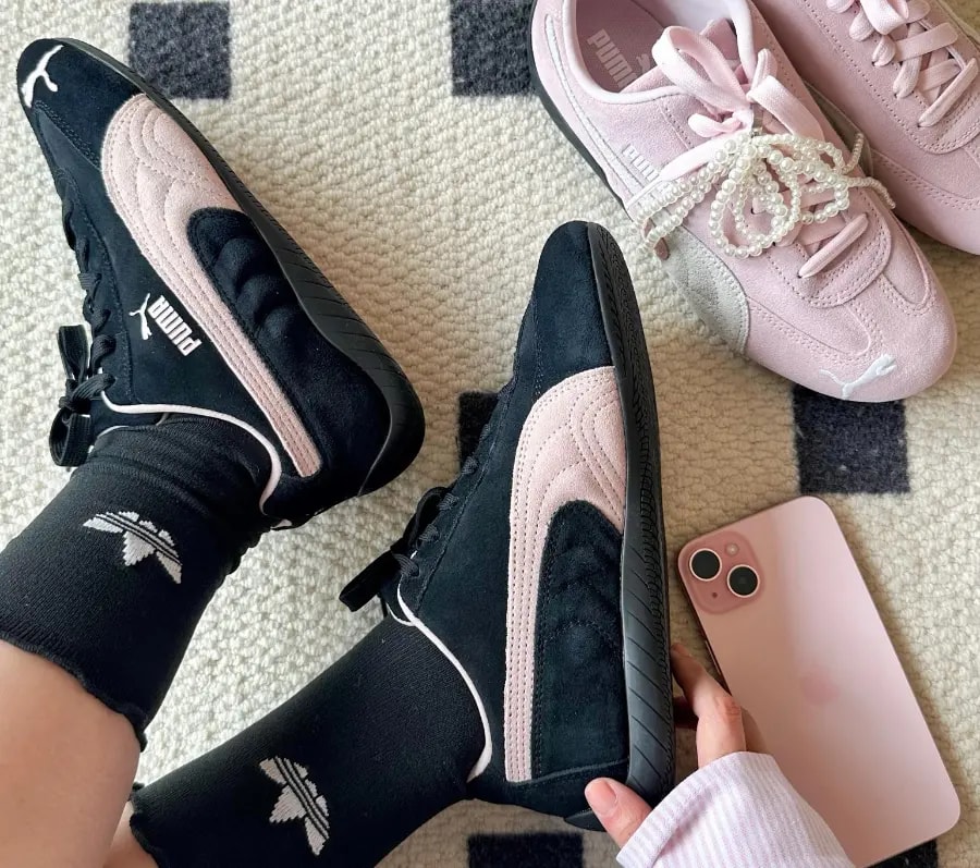 Giày Puma Speedcat OG 'Black Pink' 398846-09 — ảnh 3