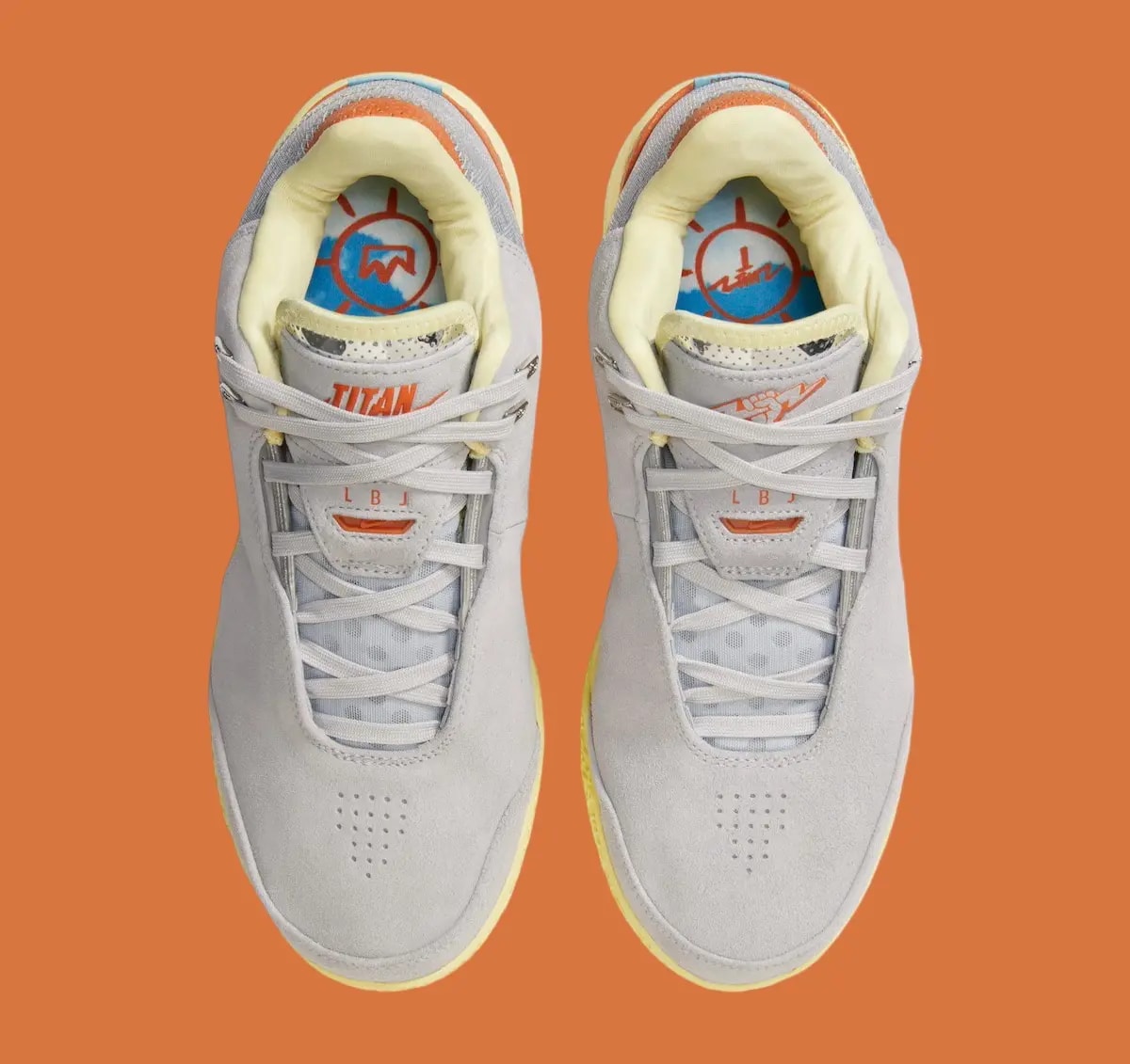 Giày Nike LeBron NXXT Gen AMPD x Titan 22 'Grey' FV1305-001 — ảnh 4