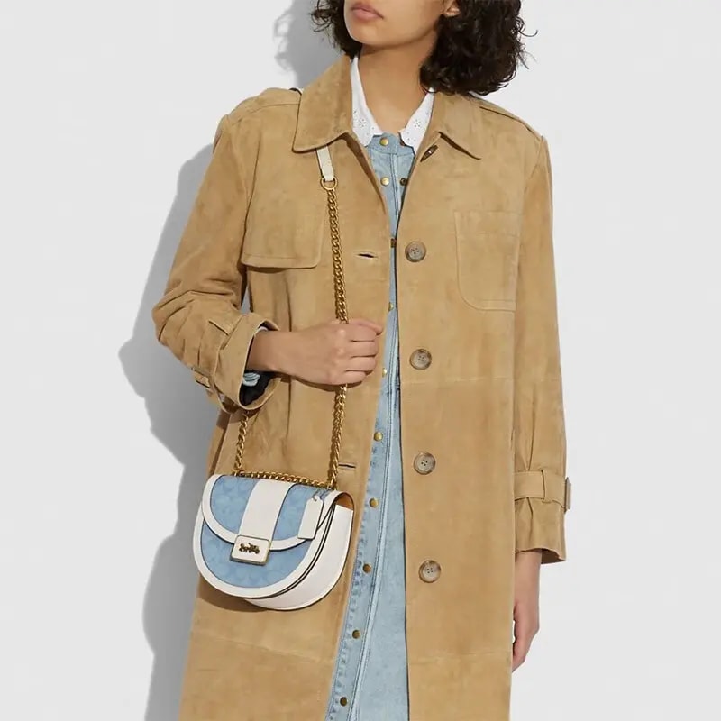 Túi Coach Small Handbag 'Blue' C4694-B4SUX — ảnh 2
