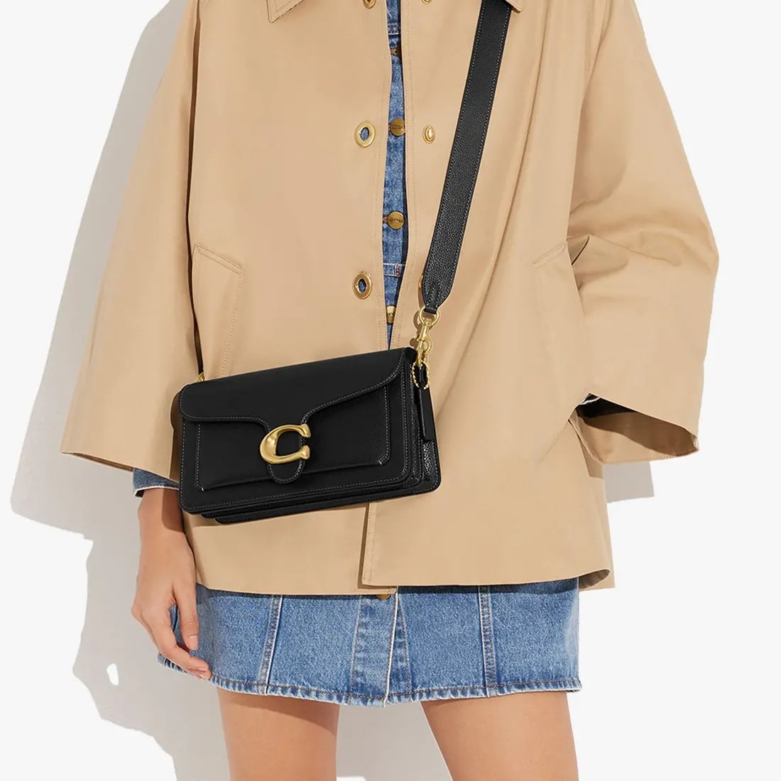 Túi Coach Shoulder Bag 'Black' CH857-B4BK — ảnh 2