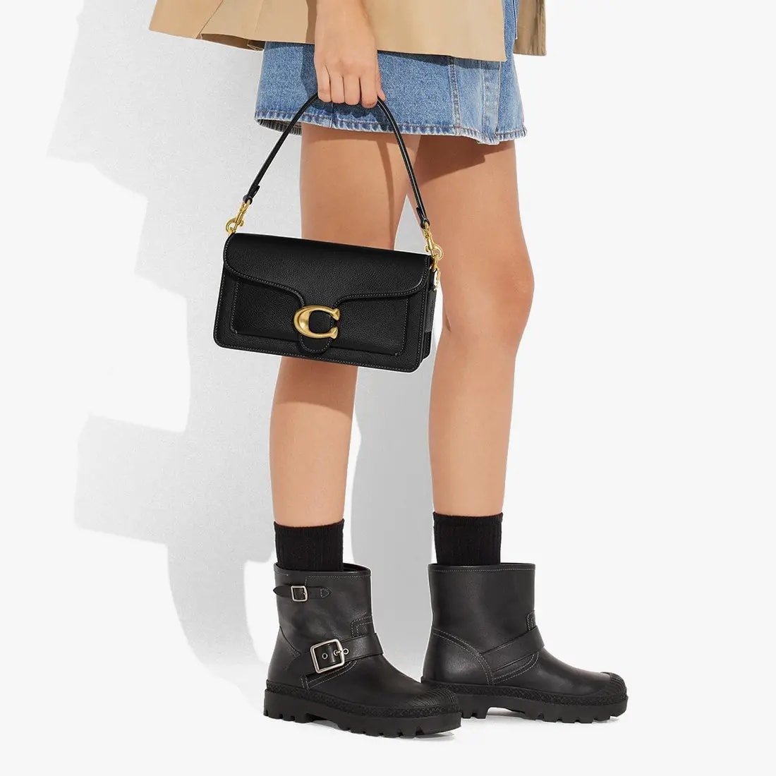 Túi Coach Shoulder Bag 'Black' CH857-B4BK — ảnh 3