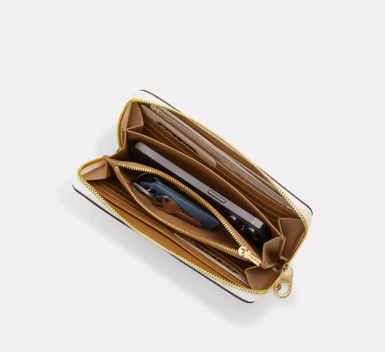 Ví Coach Long Zip Around 'Black' C3441-IMCHK — ảnh 3