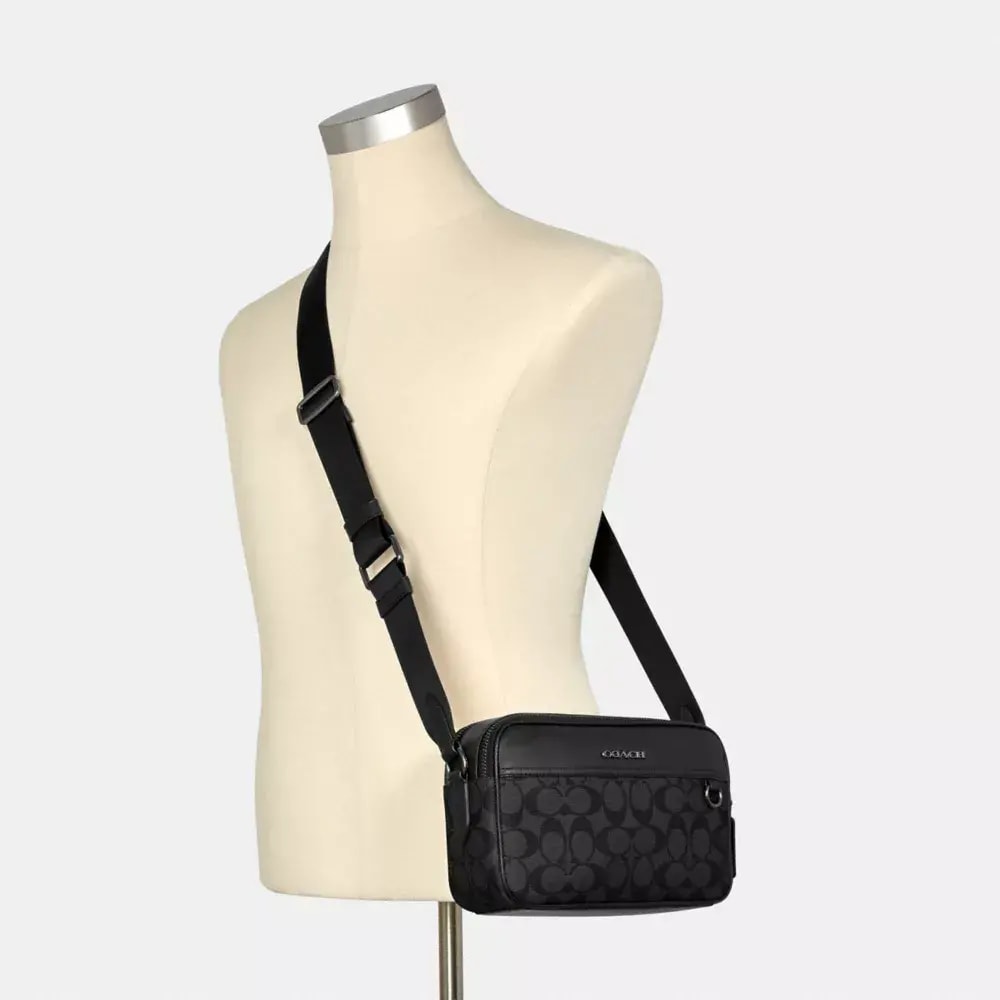 Túi Coach Graham Crossbody 'Black' C4149-QBMI5 — ảnh 2