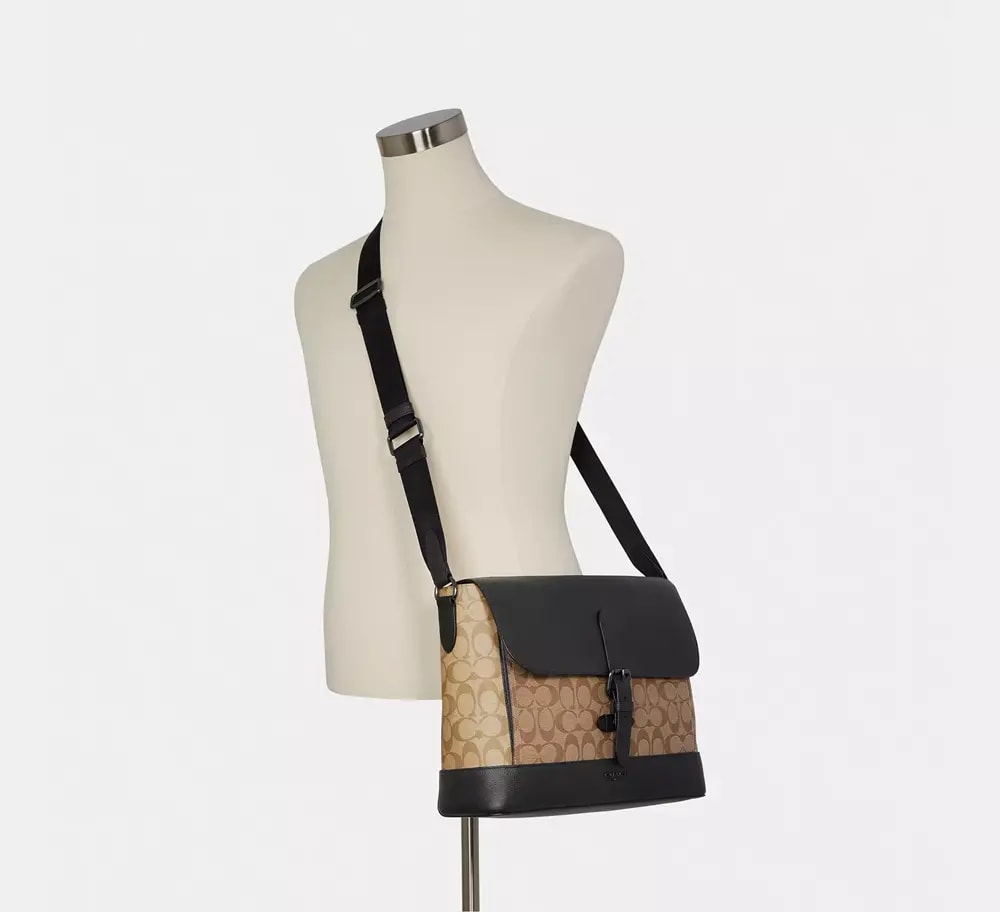 Túi Coach Hudson Messenger Bag 'Brown' C6079-QBT5K — ảnh 2