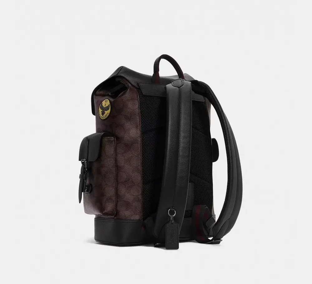 Balo Coach Hudson In Signature Canvas 'Souvenir Patches' C6633-QBMAA — ảnh 3