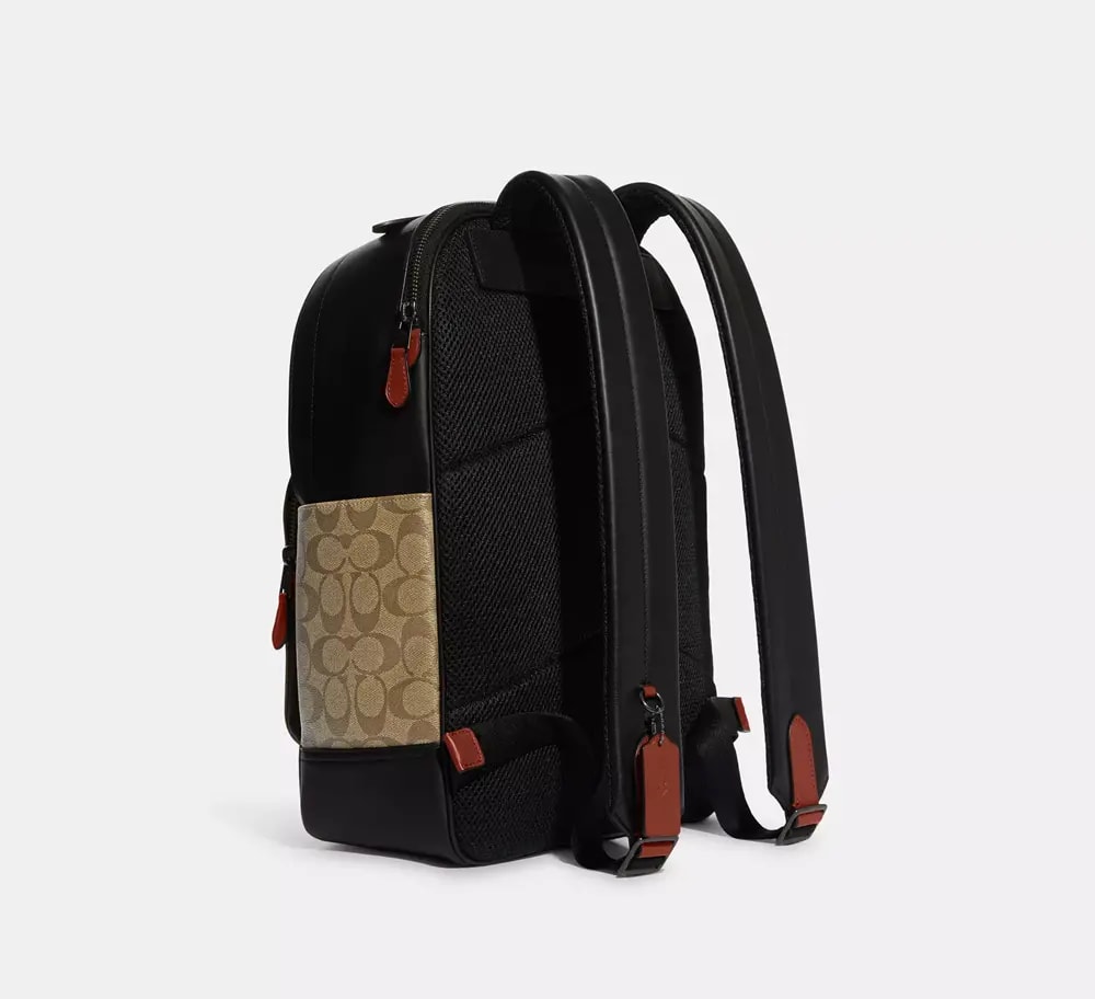 Balo Coach Graham In Colorblock 'Brown' C8178-QBTUI — ảnh 3