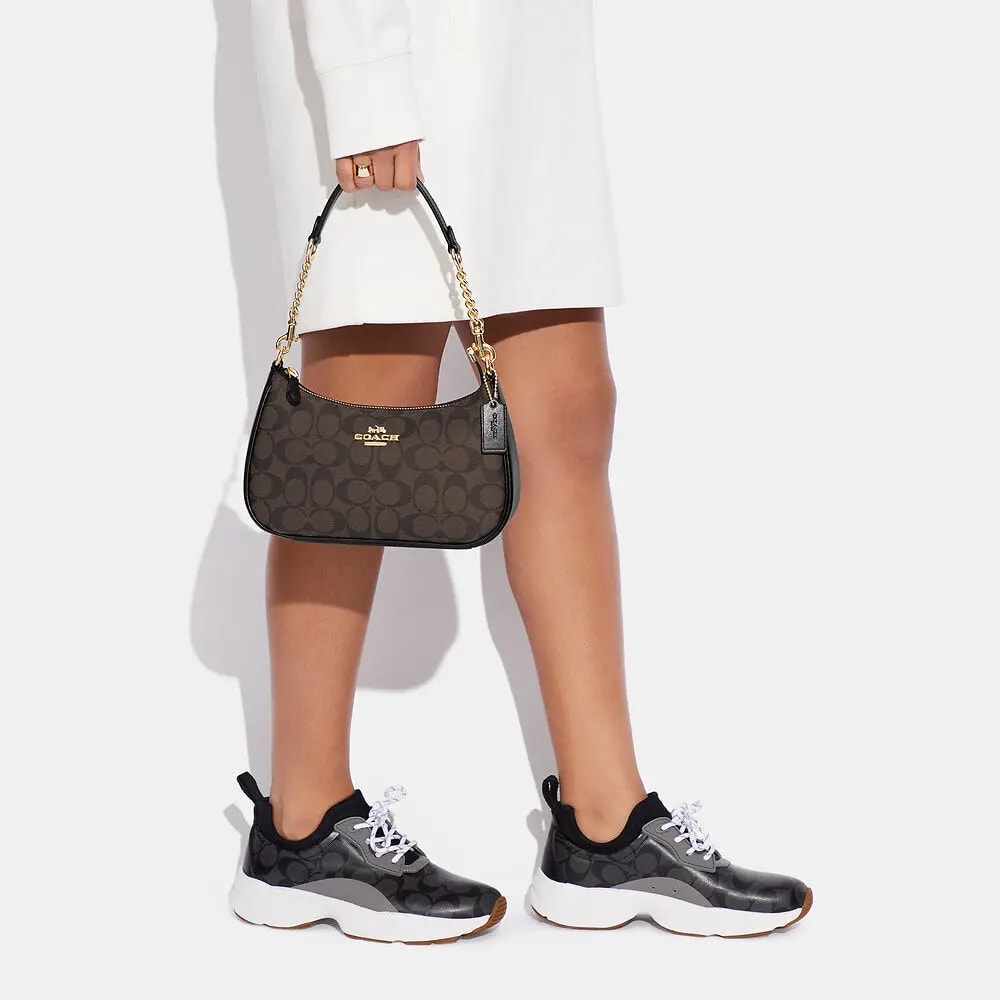 Túi Coach Teri Shoulder Bag Signature Canvas 'Brown' CA548-IMAA8 — ảnh 3