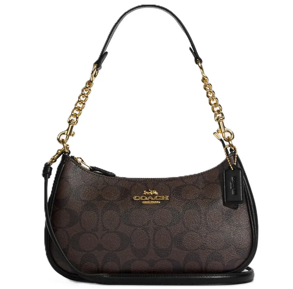 Túi Coach Teri Shoulder Bag Signature Canvas 'Brown' CA548-IMAA8