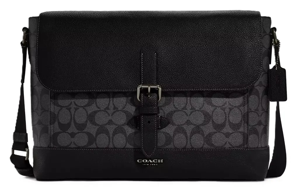 Túi Coach Hudson Messenger Bag 'Black' CB842-QBMI5