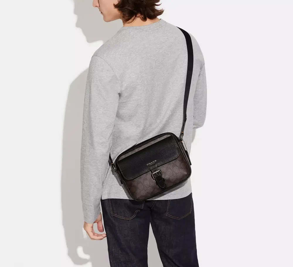 Túi Coach Hudson Crossbody Bag 'Brown' CB846-QBMI5 — ảnh 2
