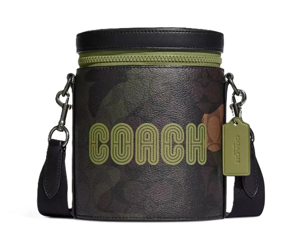 Túi Coach Barrel In Signature Canvas 'Camo' CC024-QBUOX