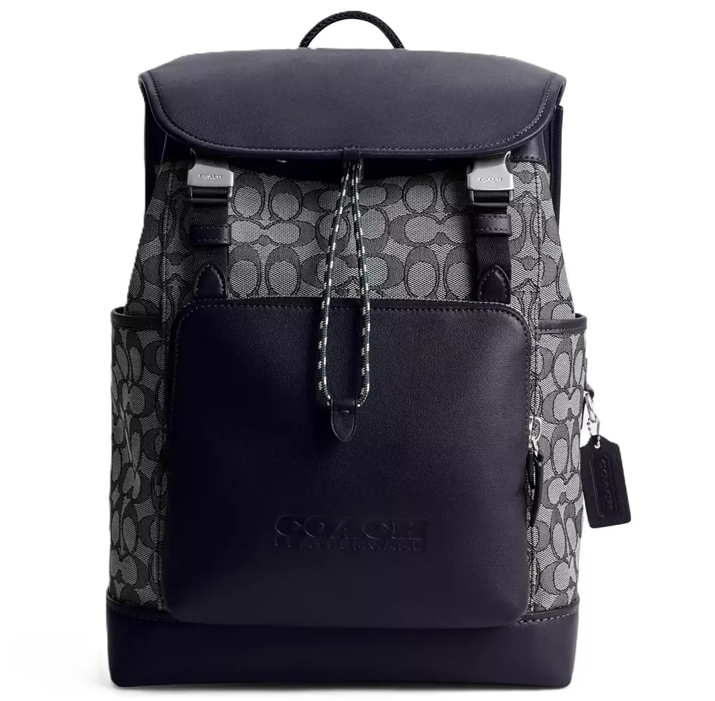 Balo Coach League Flap Jacquard 'Black' CC071-MI5