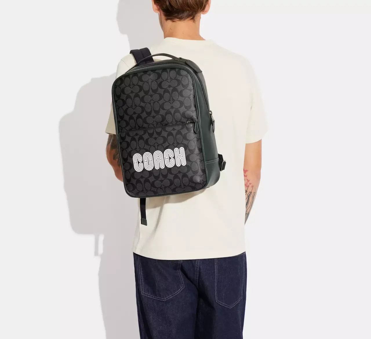 Balo Coach Westway In Colorblock 'Black' CE489-QBTKA — ảnh 2