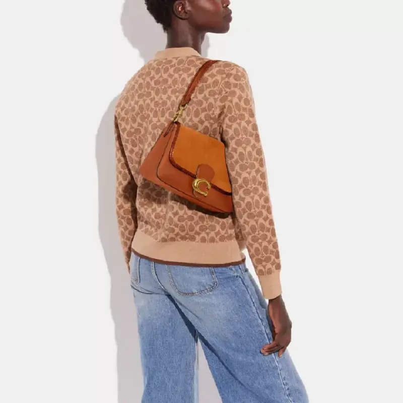 Túi Coach Soft Tabby Shoulder 'Brown' CI034-B4BAR — ảnh 3