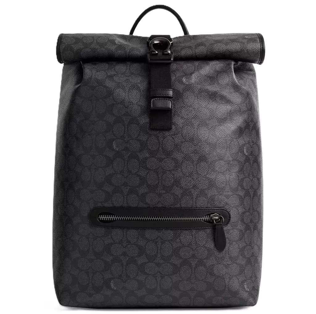 Balo Coach Beck Roll Top In Signature 'Black' CL252-CHR