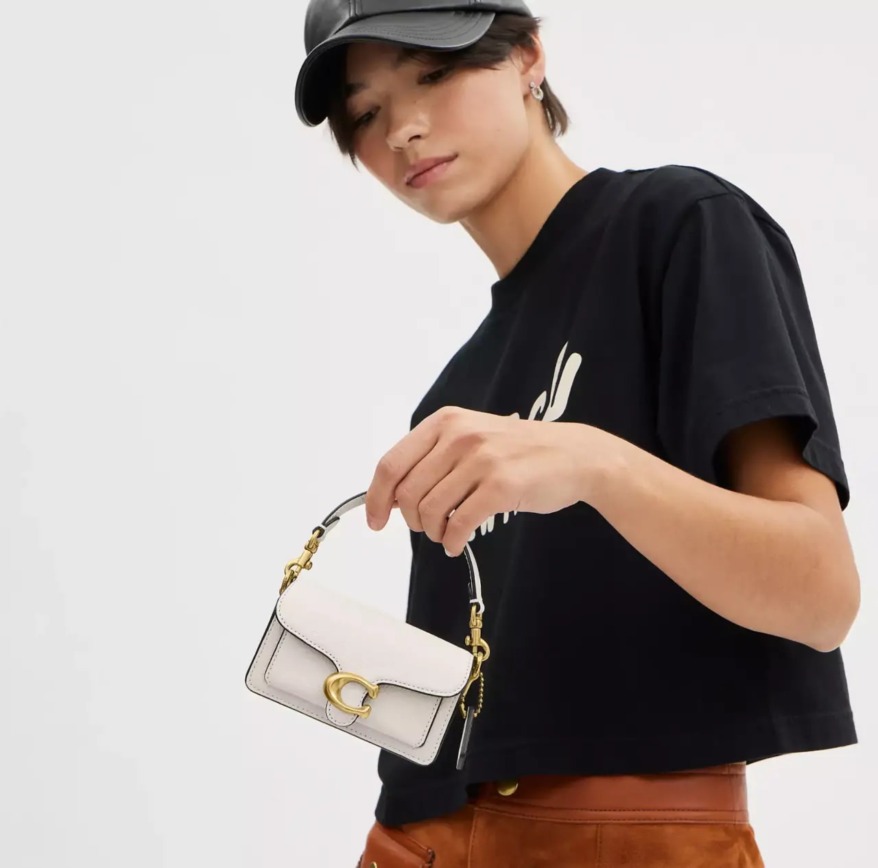 Túi Coach Tabby 12 'Chalk' CN731-B4HA — ảnh 3