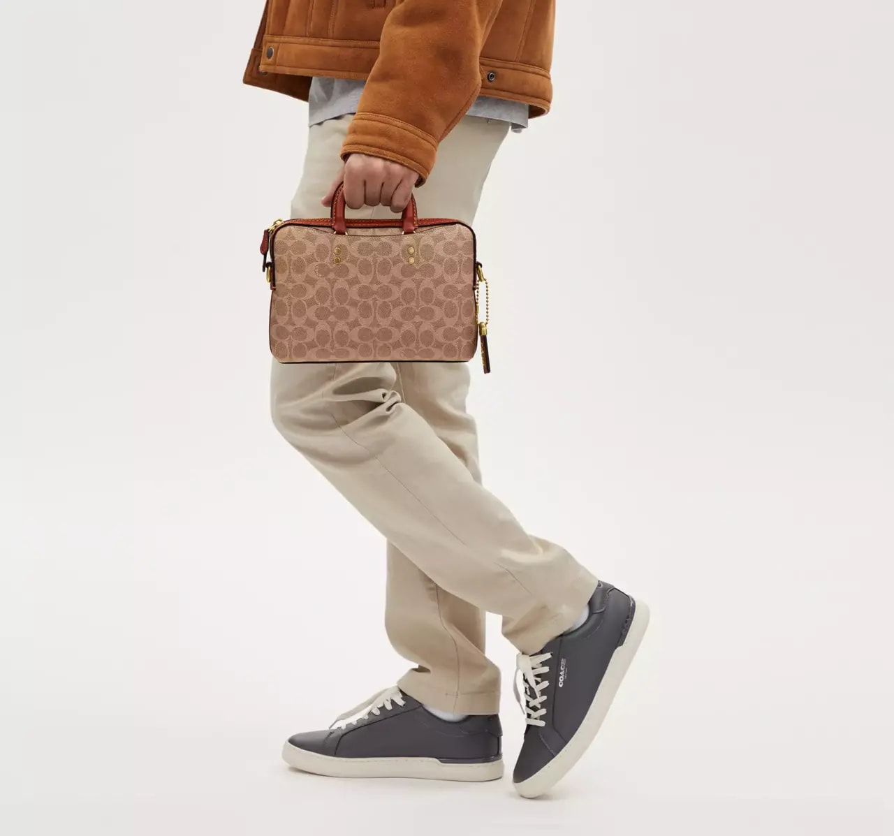 Túi Coach Rogue Slim Brief 25 'Brown' CQ771-TN2 — ảnh 2