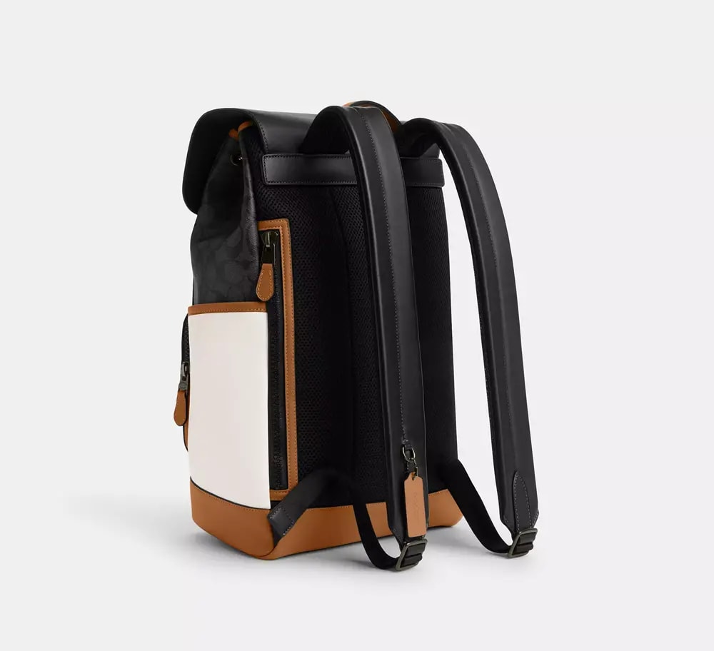Balo Coach Track In Colorblock 'Black' CR259-QBWQQ — ảnh 3