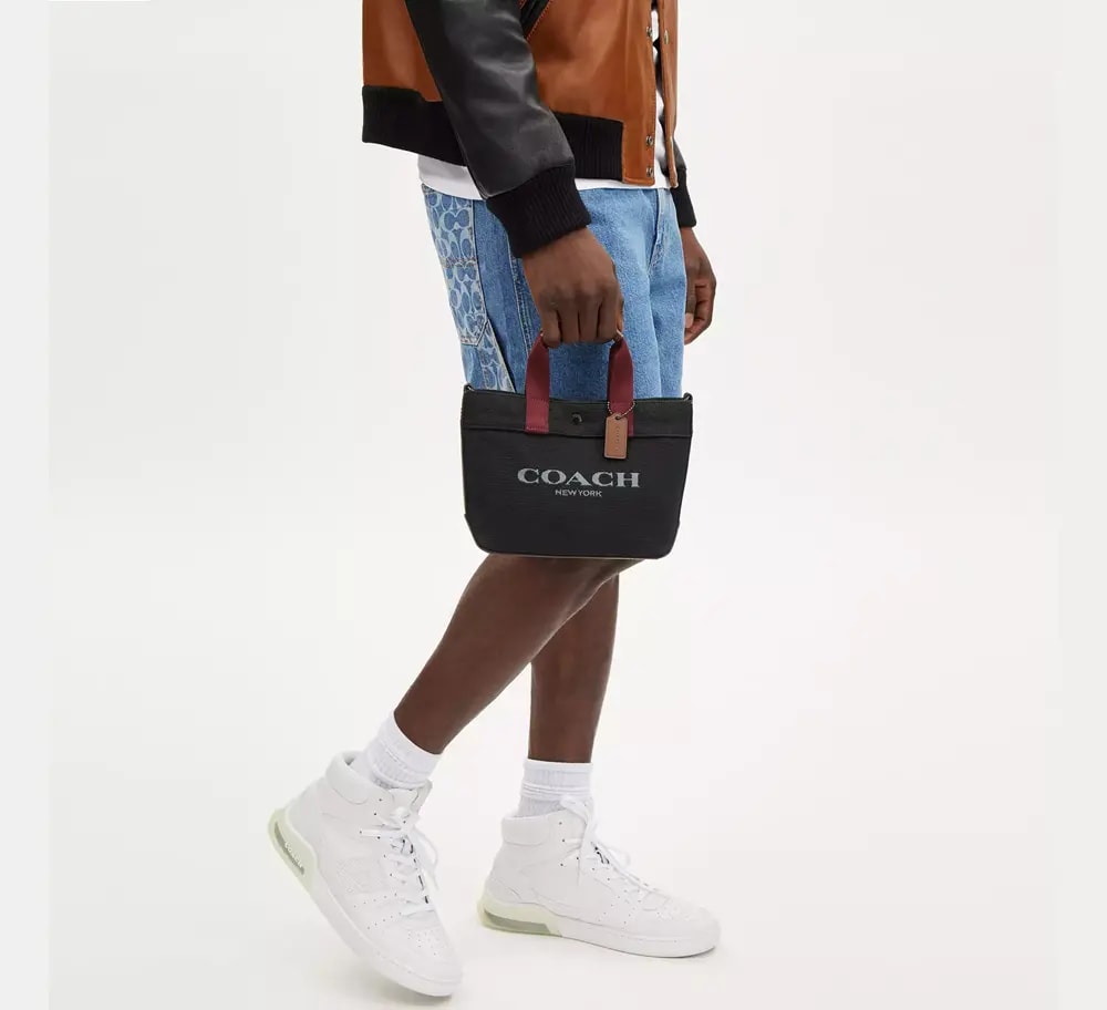 Túi Coach Tote 20 In Colorblock 'Black' CU299-JIBLK — ảnh 2