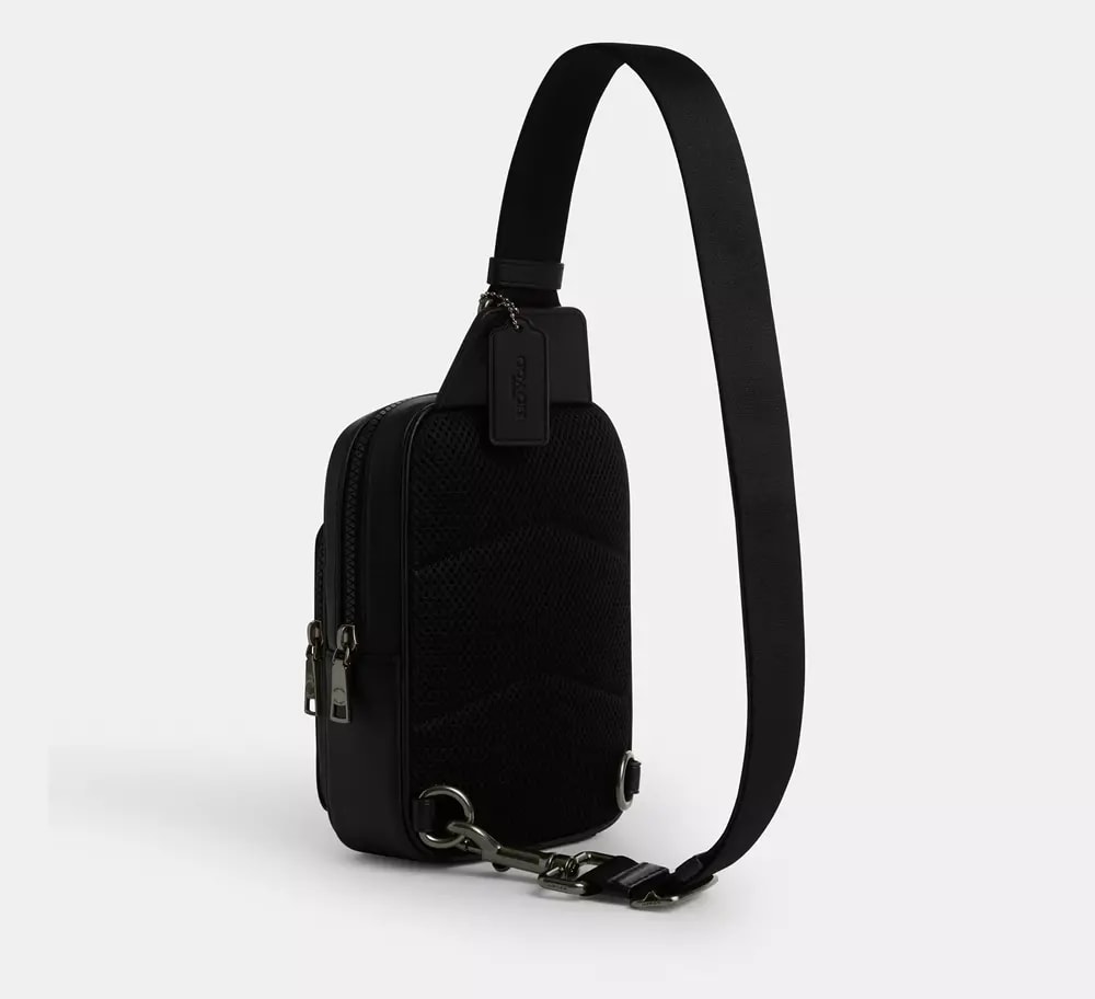 Túi Coach Racer Sling In Signature 'Black' CV763-QBMI5 — ảnh 3