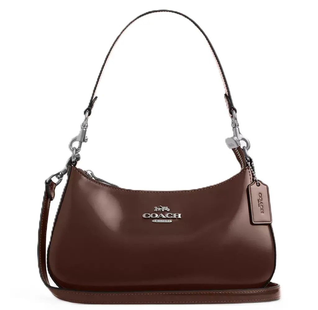 Túi Coach Teri Shoulder Bag 'Brown' CV938-SVMPL