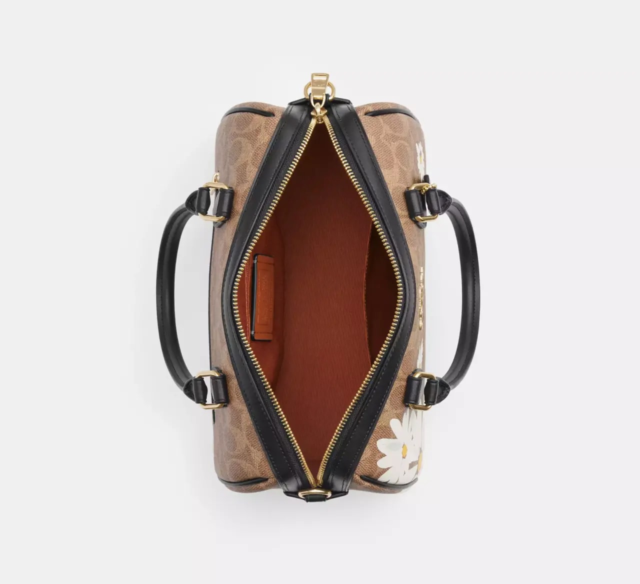 Túi Coach Rowan Satchel Canvas Floral Print 'Tan' CZ590-IMTAM — ảnh 2