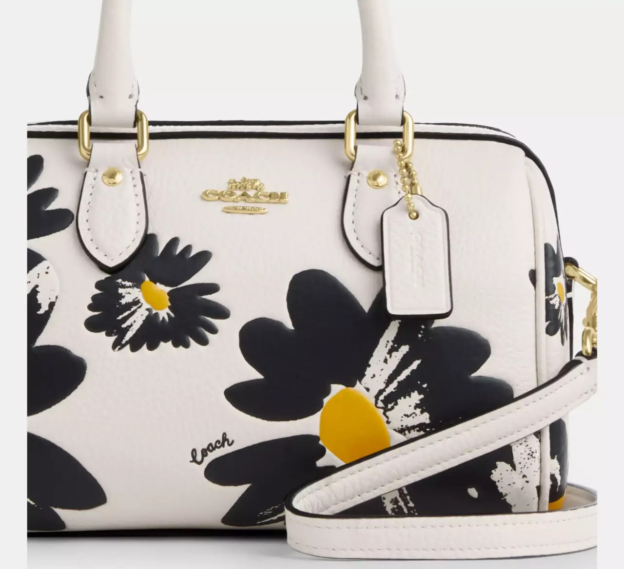 Túi Coach Mini Rowan Crossbody Floral Print 'Chalk' CZ597-IMCAH — ảnh 3