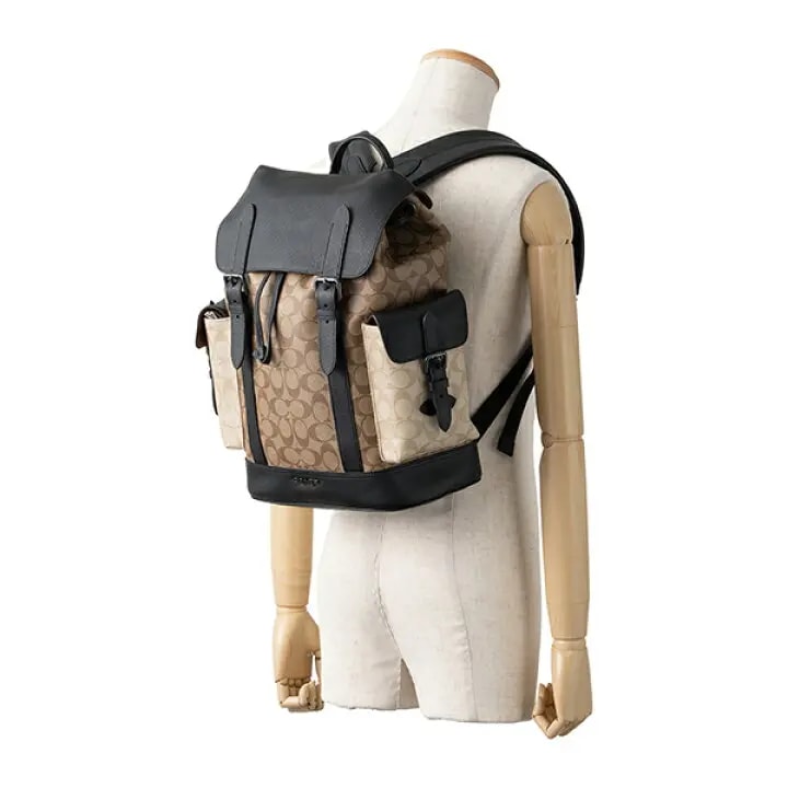 Balo Coach Hudson Backpack 'Black Brown' C6081-QBT5K — ảnh 3