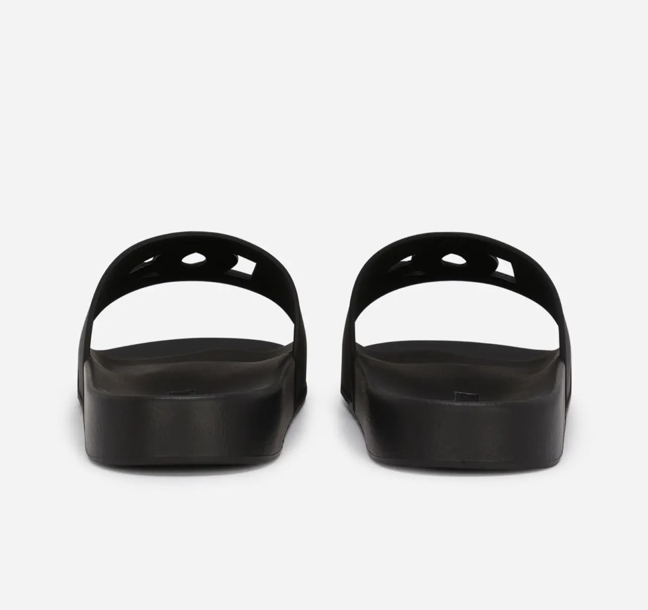 Dép Dolce & Gabbana Rubber DG Logo 'Black' CS2079AO66680999 — ảnh 3