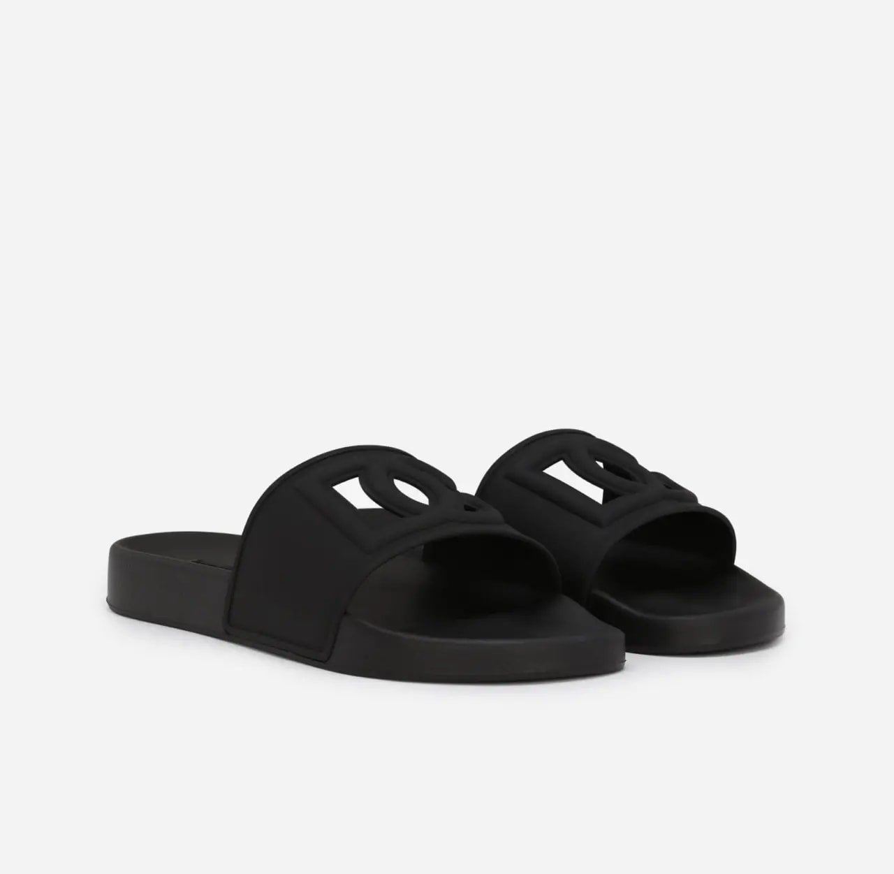 Dép Dolce & Gabbana Rubber DG Logo 'Black' CS2079AO66680999 — ảnh 4