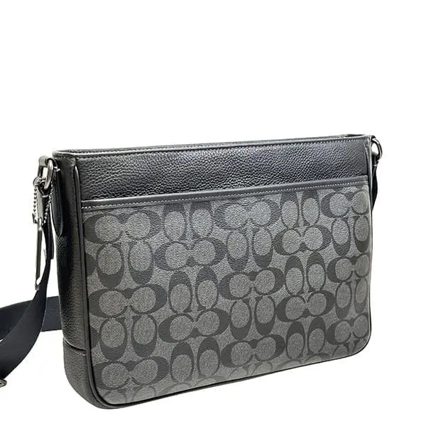Túi Coach Shoulder Bag 'Black Grey' CH078-QBMI5 — ảnh 3