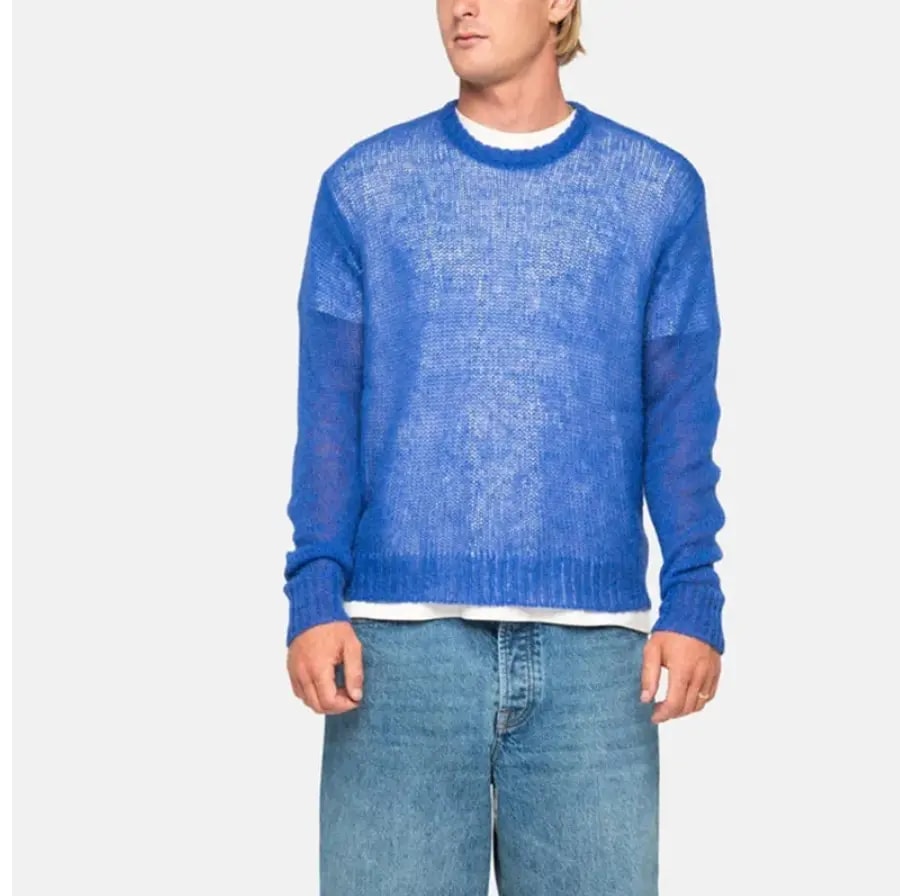 Áo Stussy Loose Knit 'Blue' 117205-STUSSY — ảnh 2