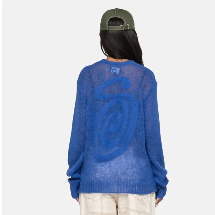 Áo Stussy Loose Knit 'Blue' 117205-STUSSY — ảnh 3
