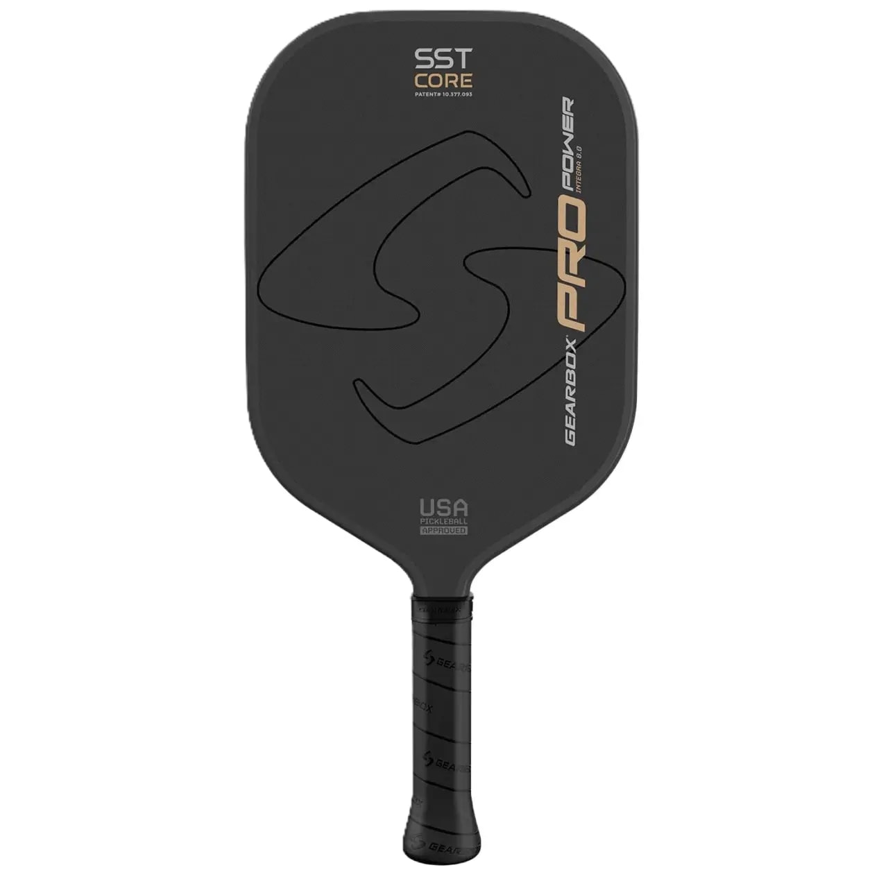 Vợt Pickleball Gearbox Pro Power Integra 'Black' — ảnh 4