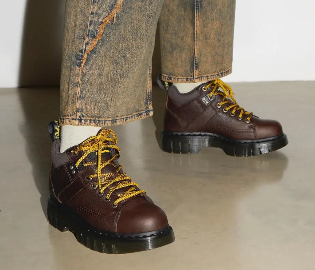 Giày Dr.Martens Woodard Grizzly Leather 'Brown' 31045201 — ảnh 2