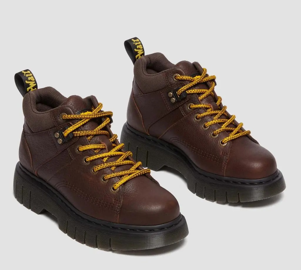 Giày Dr.Martens Woodard Grizzly Leather 'Brown' 31045201 — ảnh 4