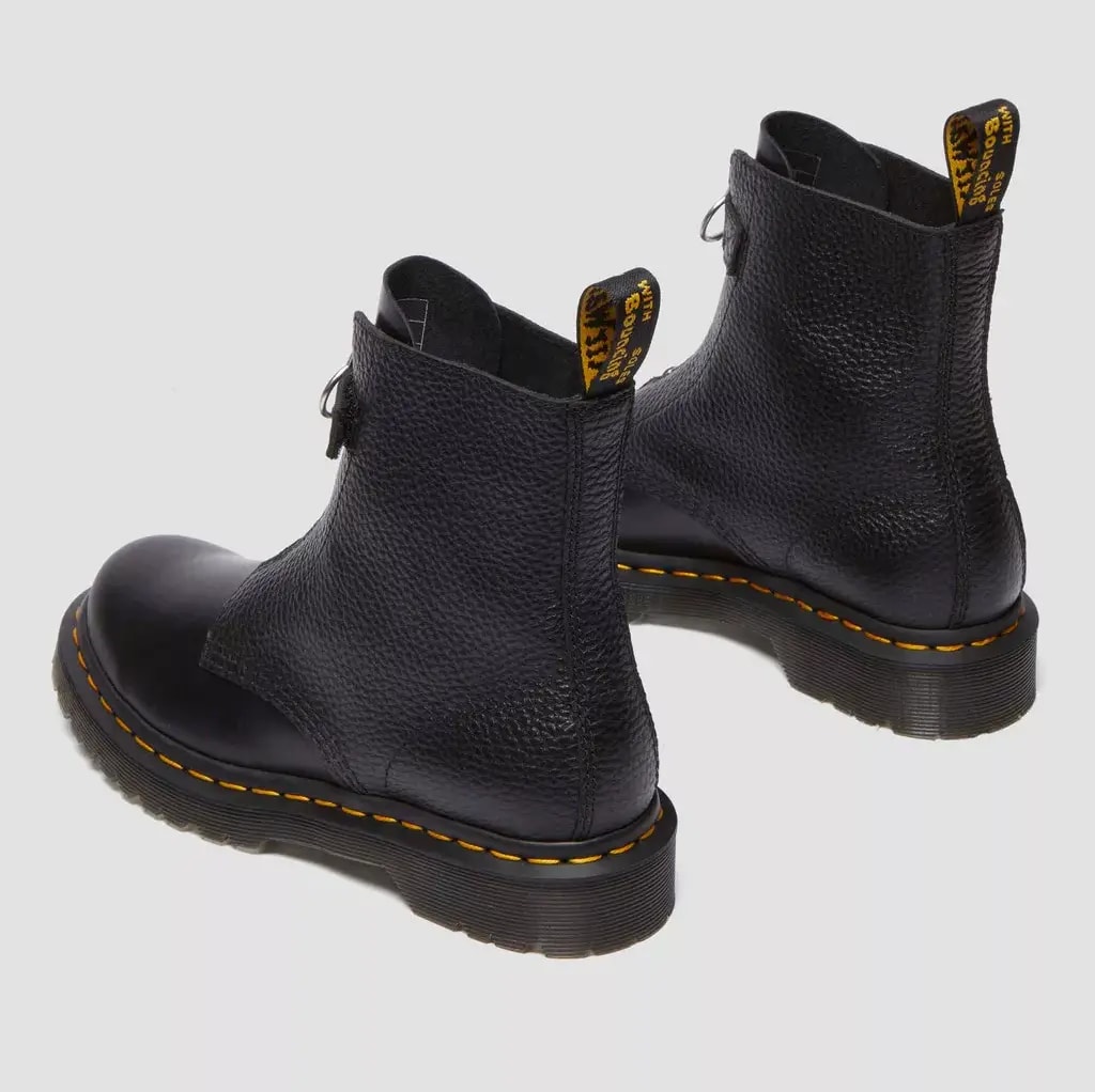 Giày Dr. Martens 1460 Front Zip Lace Up Boots 'Black' 32054001 — ảnh 4