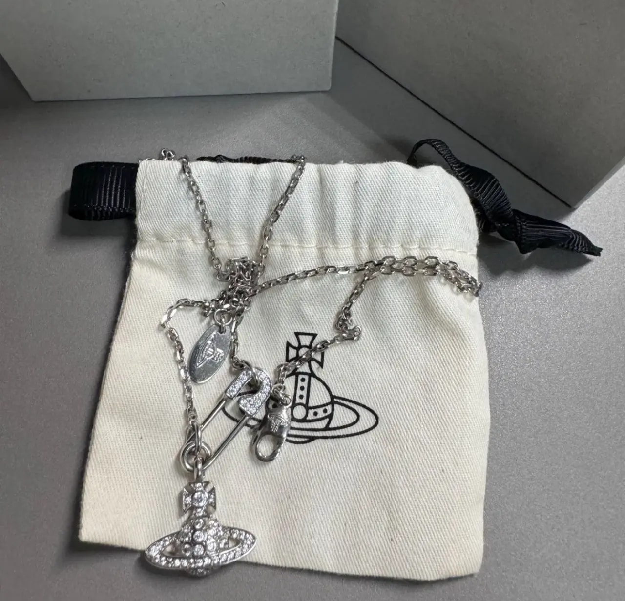 Dây Chuyền Vivienne Westwood Lucrece 'Silver' 6302029102P102P102 — ảnh 5