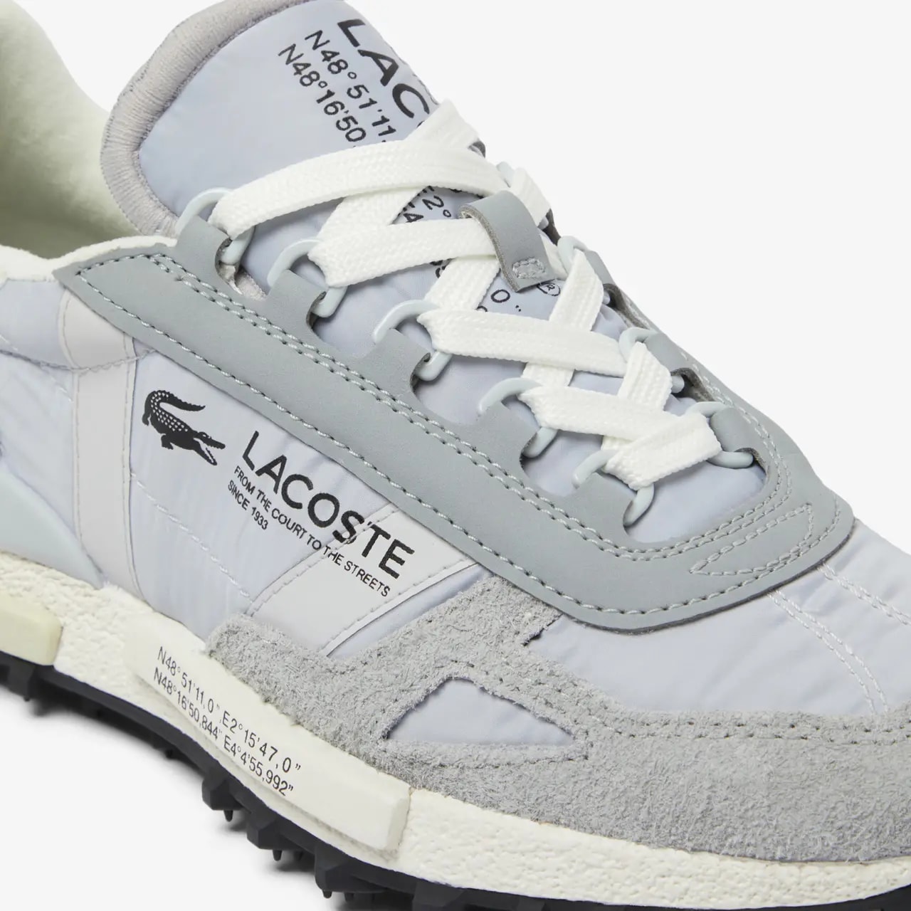 Giày Lacoste Elite Active Trainers 'Grey' 48SFA0073-08C — ảnh 3