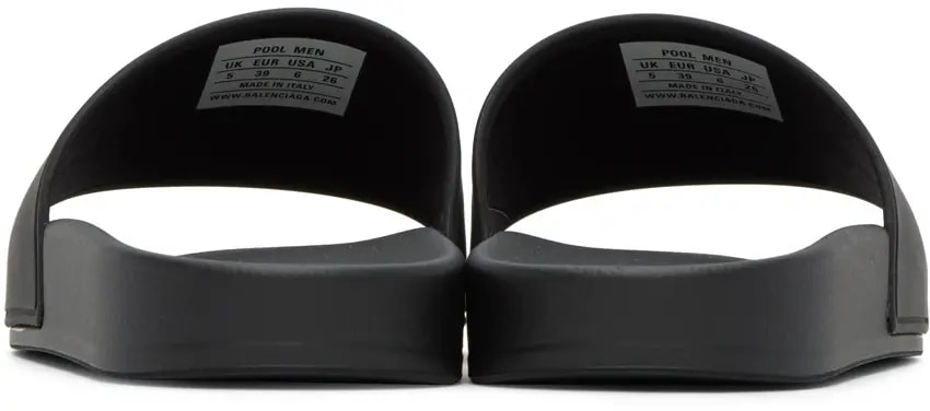Dép Balenciaga Pool Slides 'Black' 565547-W1S80-1006 — ảnh 2