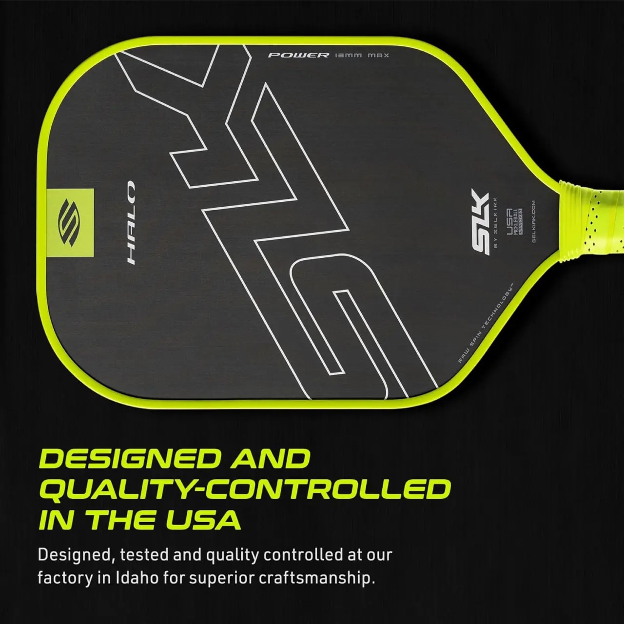 Vợt Pickleball Selkirk SLK HALO Power MAX 'Green' — ảnh 5