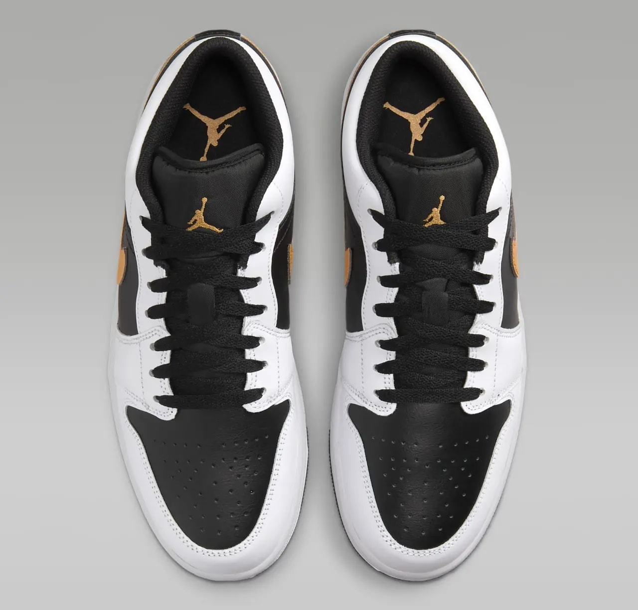 Giày Nike Air Jordan 1 Low 'Gold Swoosh' 553558-172 — ảnh 5