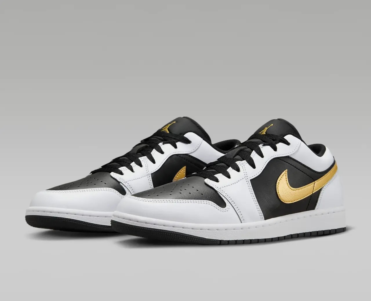 Giày Nike Air Jordan 1 Low 'Gold Swoosh' 553558-172 — ảnh 4