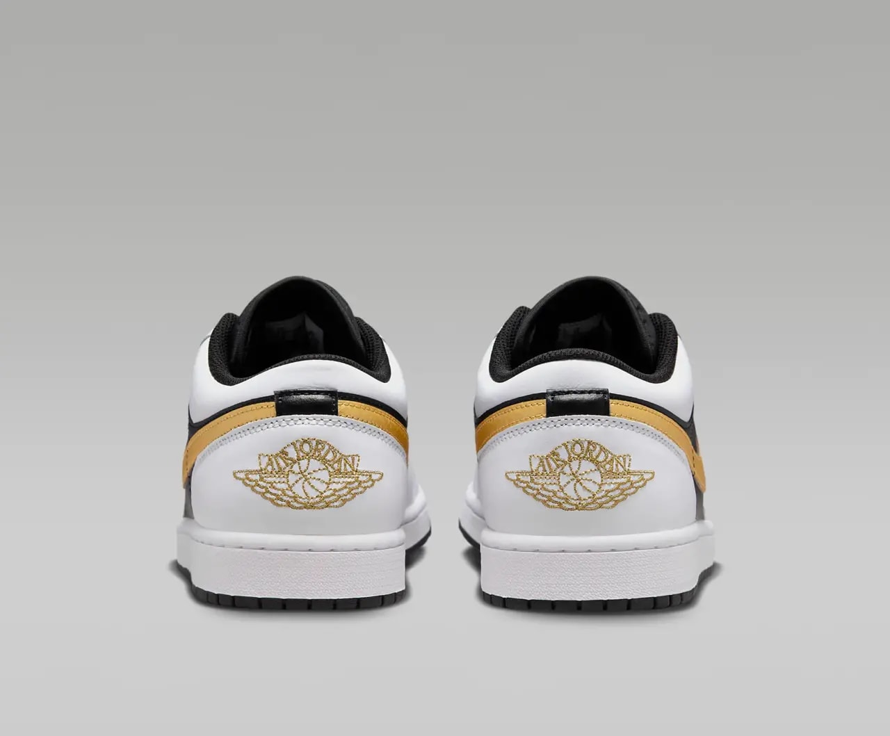 Giày Nike Air Jordan 1 Low 'Gold Swoosh' 553558-172 — ảnh 3