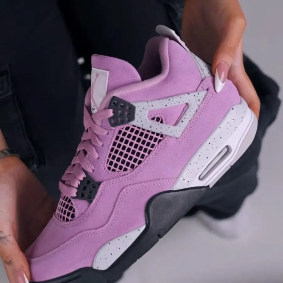 Giày Nike Wmns Air Jordan 4 Retro 'Orchid' AQ9129-501 — ảnh 3